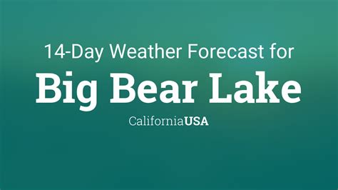 10 day forecast big bear lake ca|accuweather big bear lake ca.